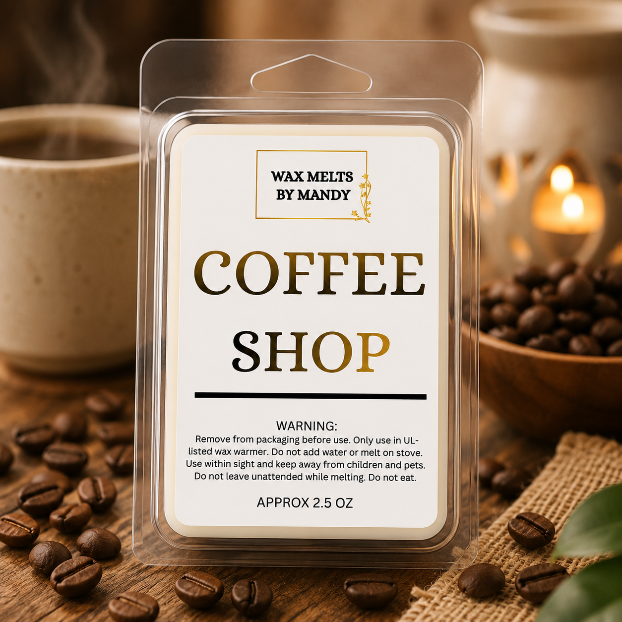 ☕ Coffee Shop Wax Melts – 2.5oz