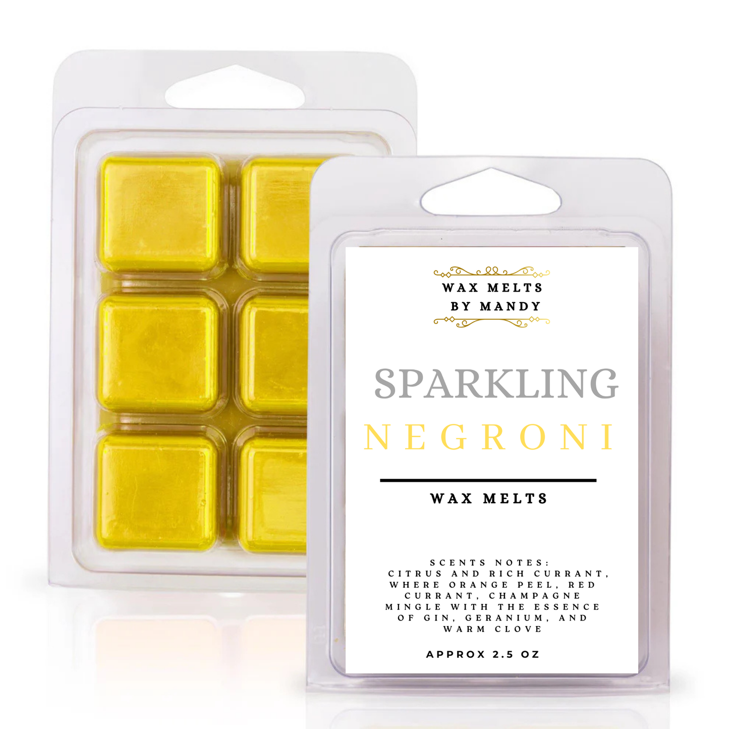 🥂 Sparkling Negroni Wax Melts – 2.5 oz