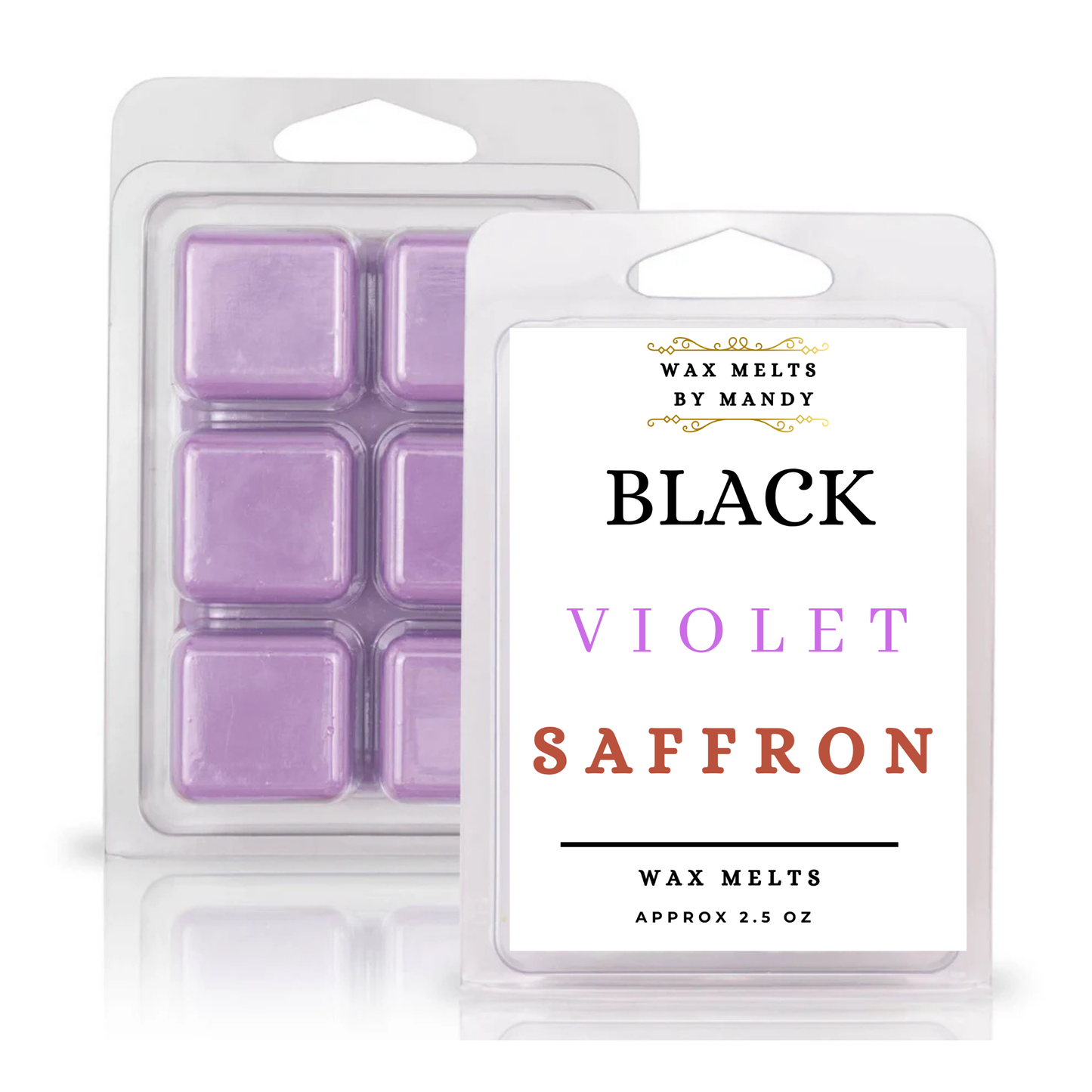 🌌 Black Violet & Saffron Wax Melts – 2.5 oz