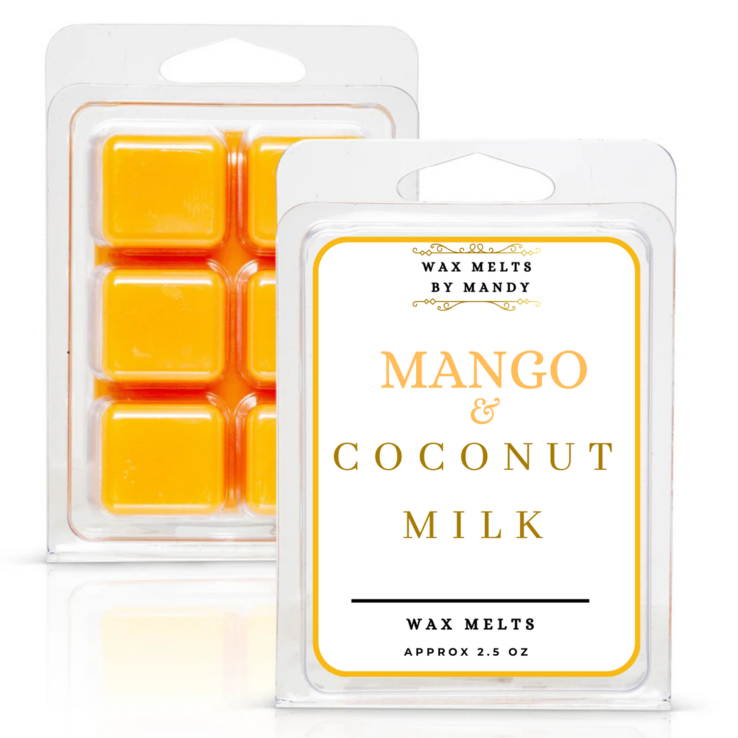 🥭 Mango & Coconut Milk Wax Melts – 2.5 oz
