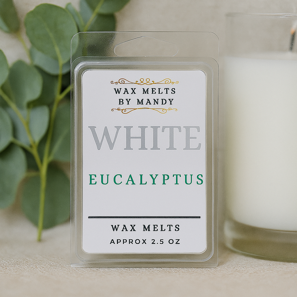 🤍🌿 White Eucalyptus Wax Melts – 2.5 oz