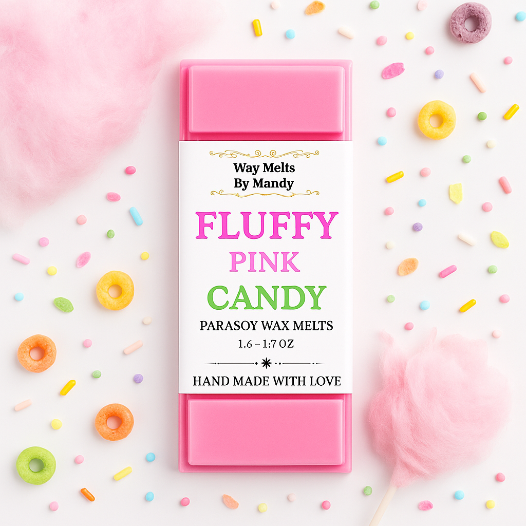 Fluffy Pink Candy Snap Bar
