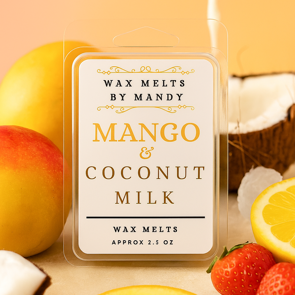 🥭 Mango & Coconut Milk Wax Melts – 2.5 oz