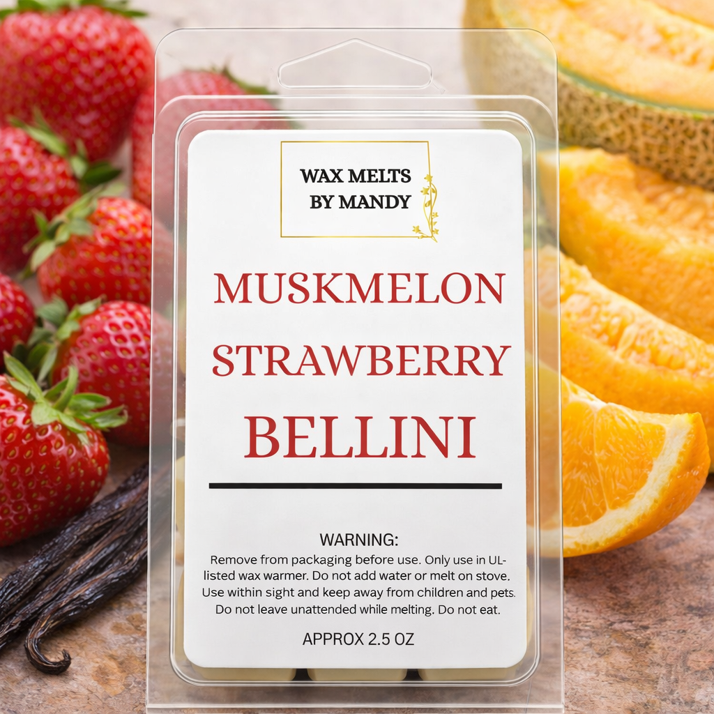 π Muskmelon & Strawberry Bellini Wax Melts β 2.5 oz
