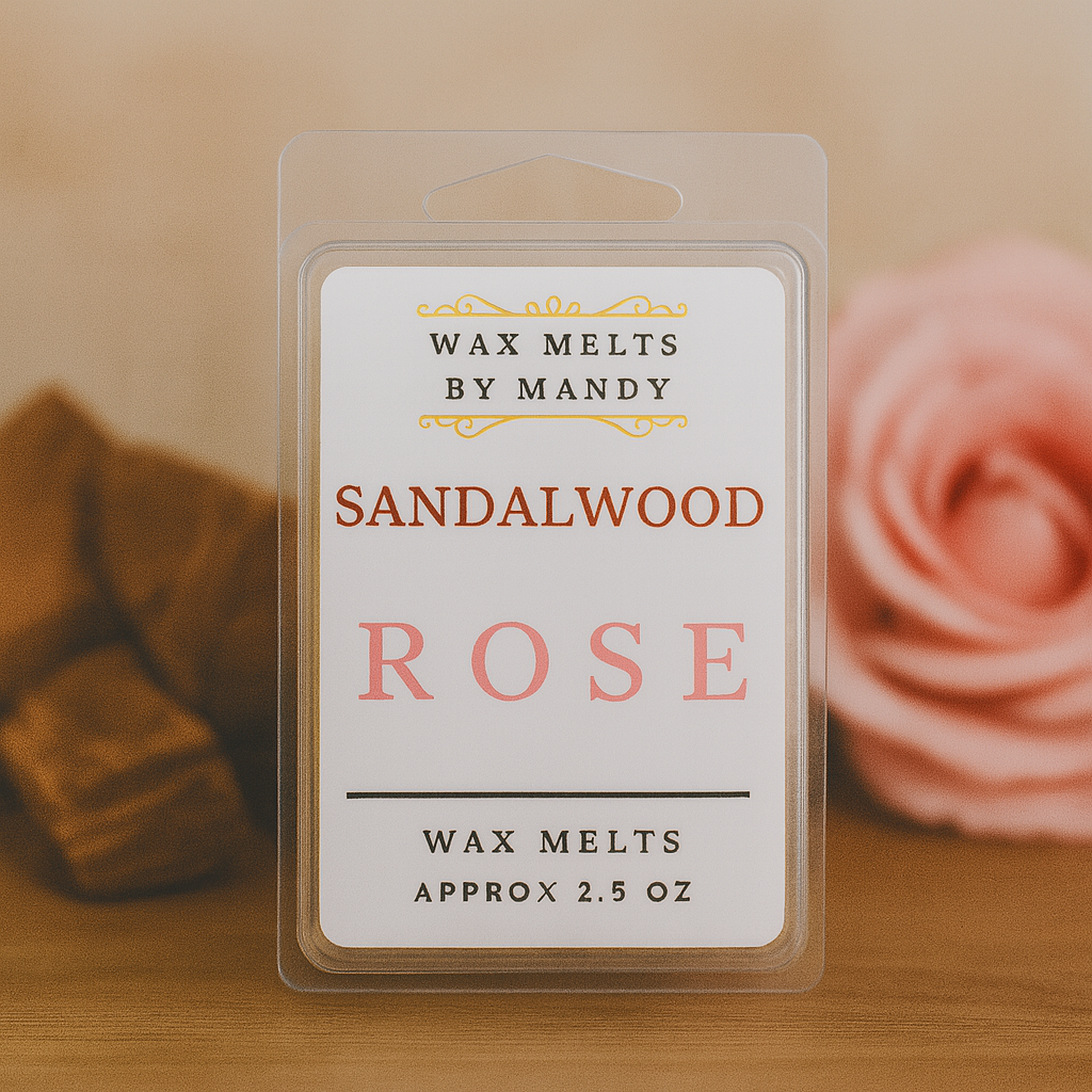 🌹 Sandalwood Rose Wax Melts – 2.5 oz
