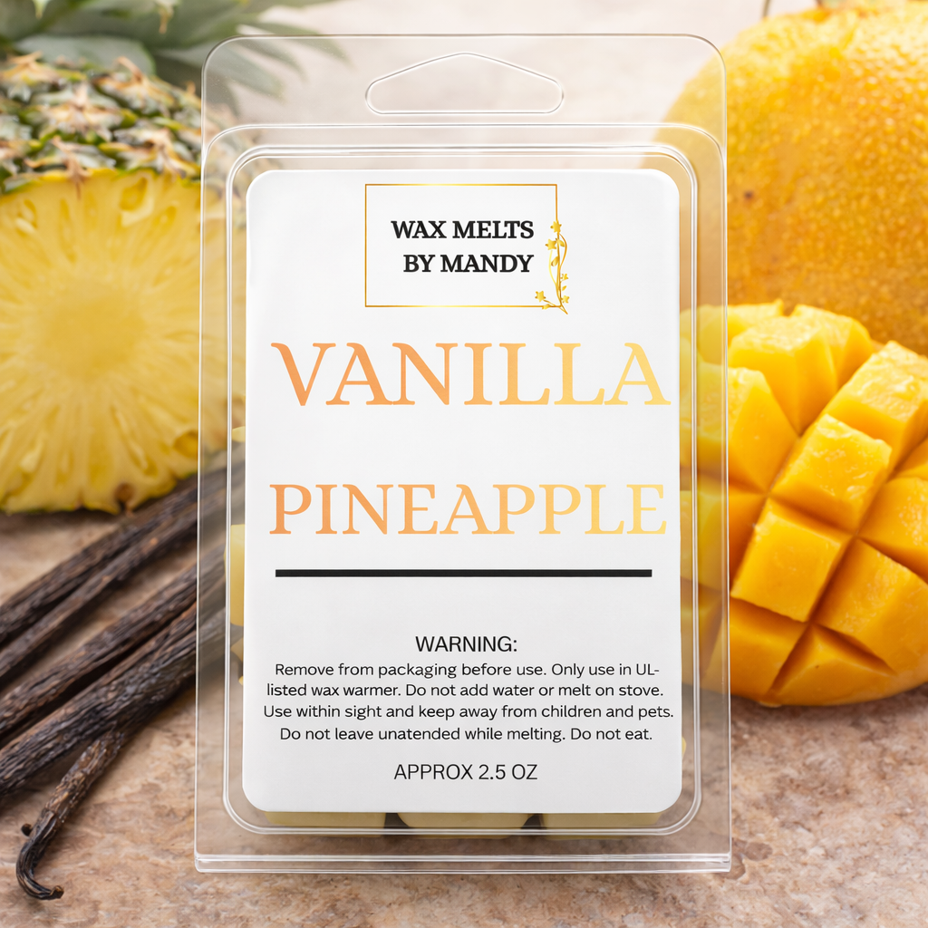 🍍 Vanilla Pineapple Wax Melts – 2.5 oz