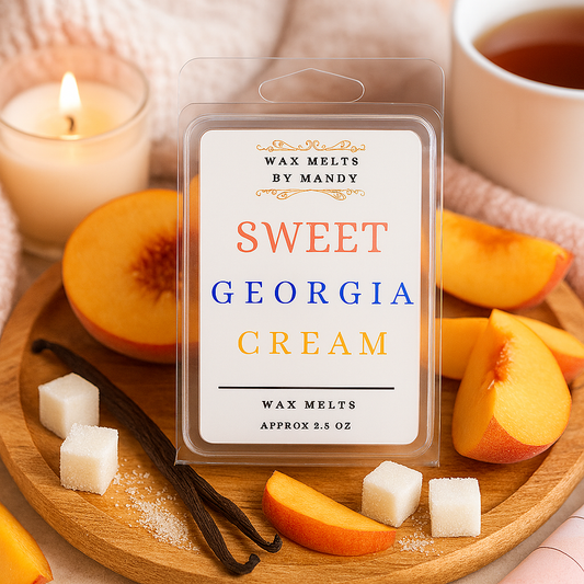 🍑🍦 Sweet Georgia Cream Wax Melts – 2.5 oz