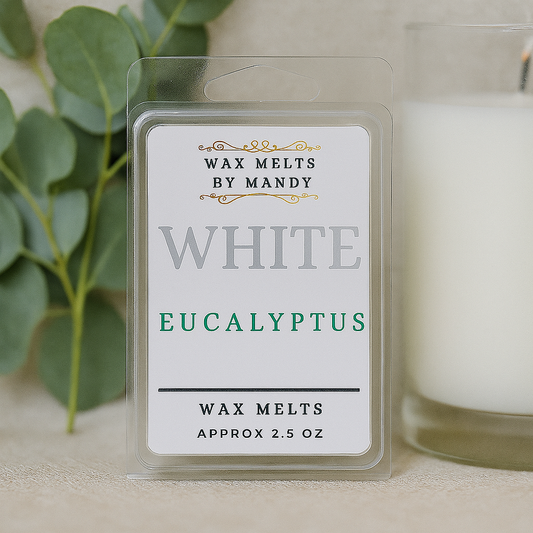 🤍🌿 White Eucalyptus Wax Melts – 2.5 oz