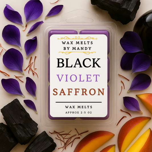 🌌 Black Violet & Saffron Wax Melts – 2.5 oz