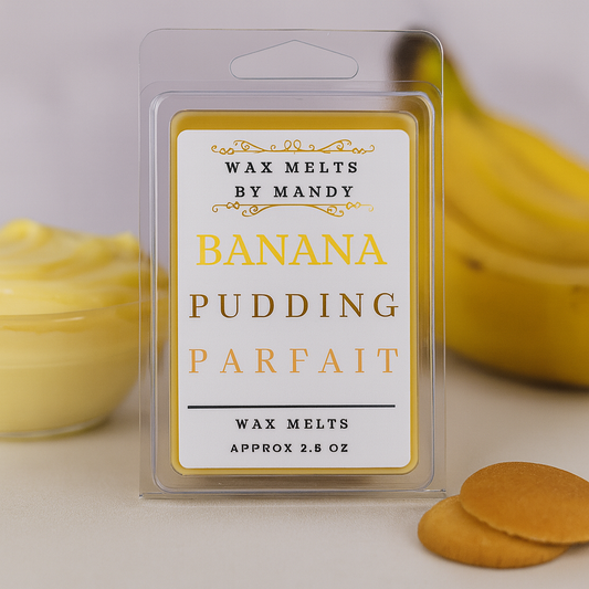 🍌 Banana Pudding Parfait Wax Melts – 2.5 oz