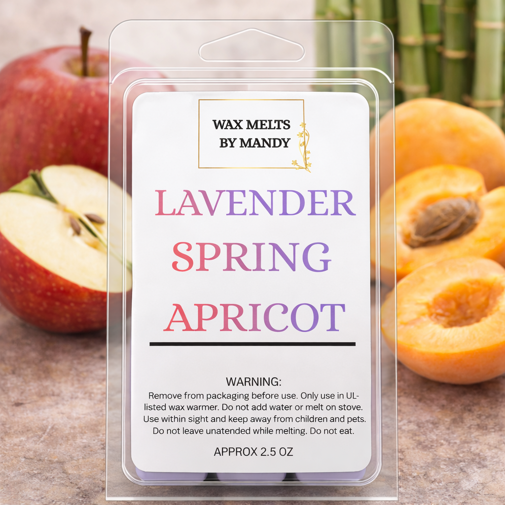 🌿 Lavender & Spring Apricot Wax Melts – 2.5 oz