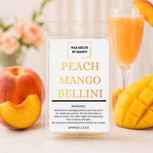 🍑 Peach Mango Bellini Wax Melts- 2.5oz