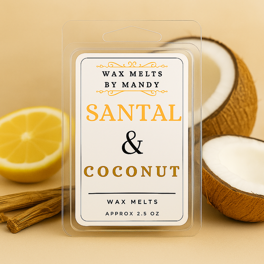 🌴 Santal & Coconut Wax Melts– 2.5 oz