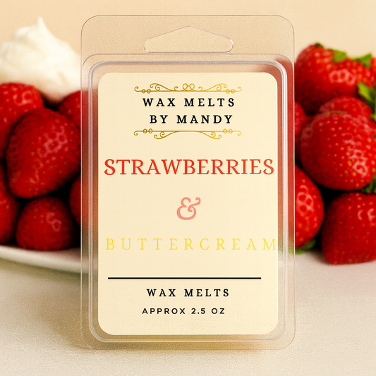 🍓 Strawberries & Buttercream Wax Melts – 2.5 oz