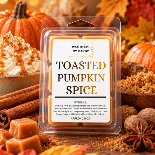 🎃 Toasted Pumpkin Spice Wax Melts – 2.5oz