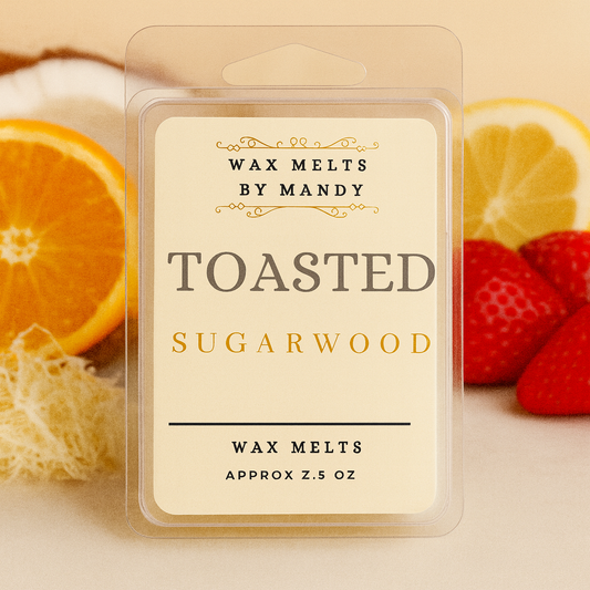 🔥 Toasted Sugar Wood Wax Melts – 2.5 oz